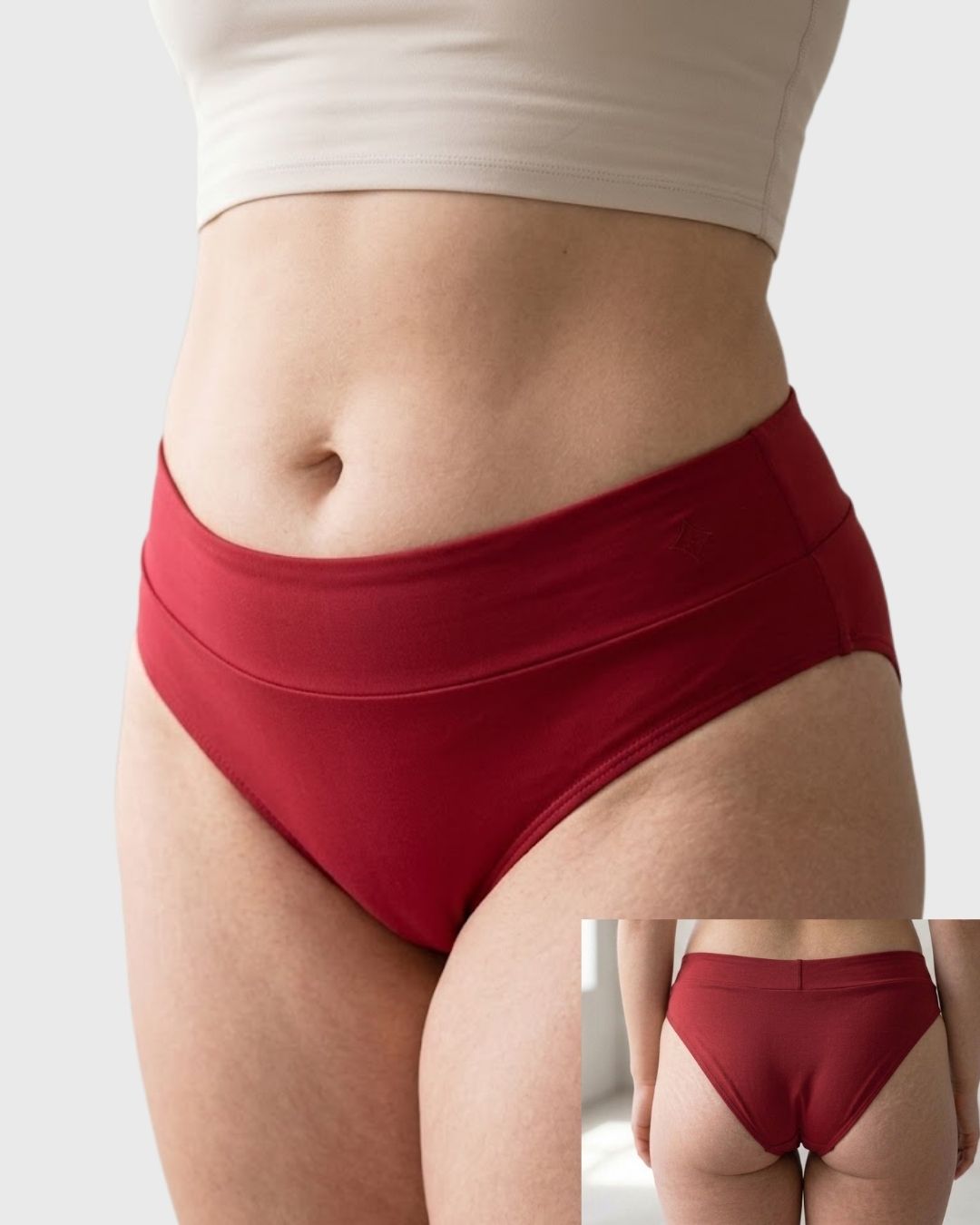 calcinha microfibra cintura m&eacute;dia 